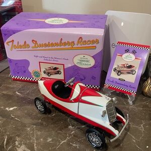 1999 Hallmark Kiddie Car Toledo Duesenberg Racer NIB